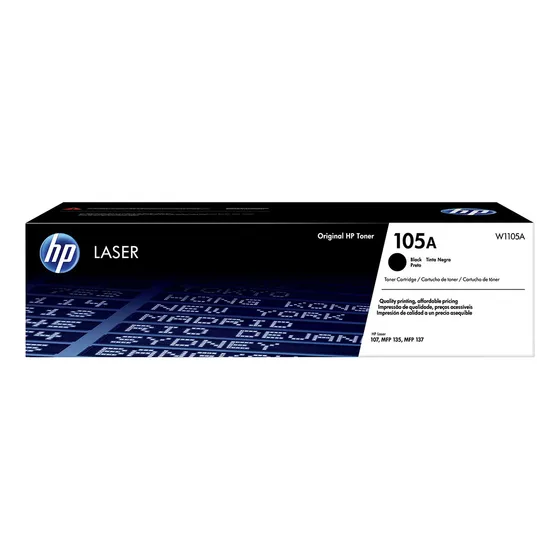 Cartucho De Tóner Láser Original Hp 105a 135w W1105a