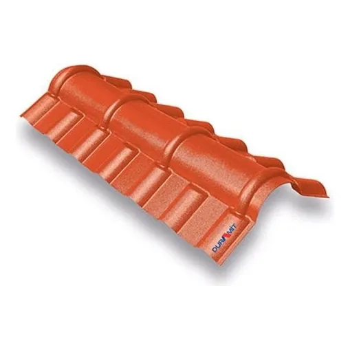 Cumbrero Teja Pvc Rojo De 1.04 Metros Duramit