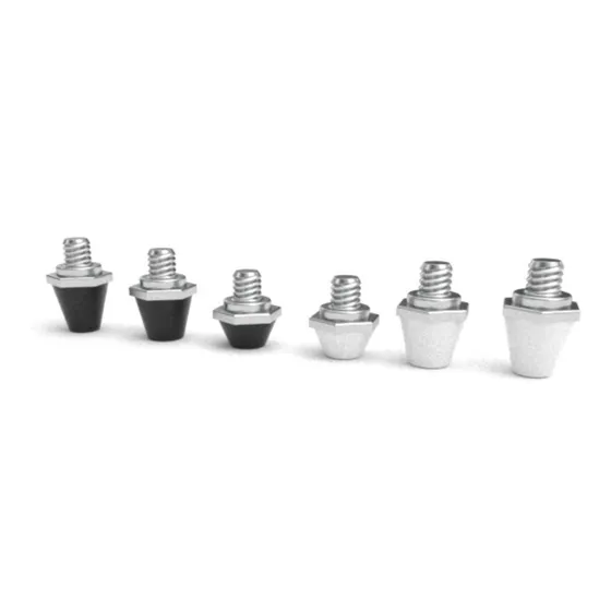8x8 Mm + 4x11 Mm 12 Tapones De Plástico Rosca Gruesa