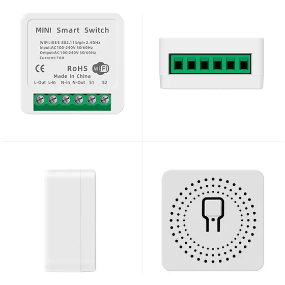 Mini Interruptor Wifi - Tuya/ Smart Life - Alexa/google