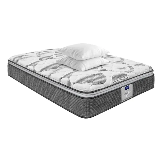 Kit Colchón King Size Ortopédico Restonic + 2 Almohadas