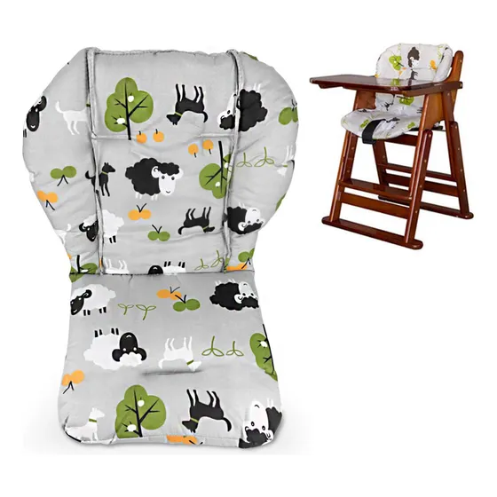 Cojín Para Trona, Funda De Asiento Engrosada (oveja Gris)