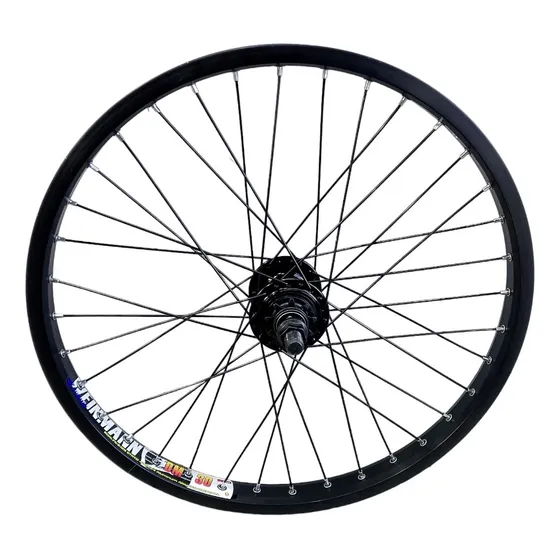 Rueda Aro 20 Bmx Piñón 9t Maza De Rodamientos Sellado