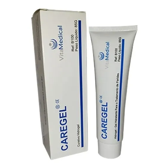 Gel Hidrogel Pomada Hidratante Cicatrizante 85g Caregel Tipo De Embalagem Tubo