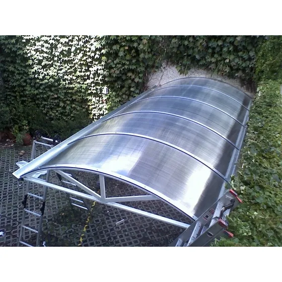 Techo Curvo Policarbonato Cochera Garage Cerramiento Pérgola