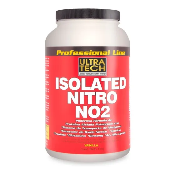 Isolated Nitro No2 Aislado De Proteina Ultra Tech X 1 Kg  Proteína Isolada Al 90 % Rápida Asimilación  
