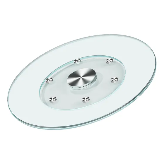 Vidrio 27  Para Mesa Comedor Centro Giratorio Sistema Giro