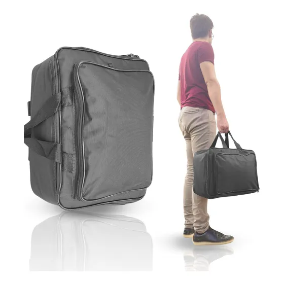 Capa Bag Para Pedal Duplo Bateria Acolchoada Top Luxo Estojo