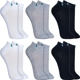 Kit 6 Pares Meias Lupo Soquete Cano Baixo Academia Original Kit 6 Pares Meias Lupo Soquete Cano Baixo Academia Original