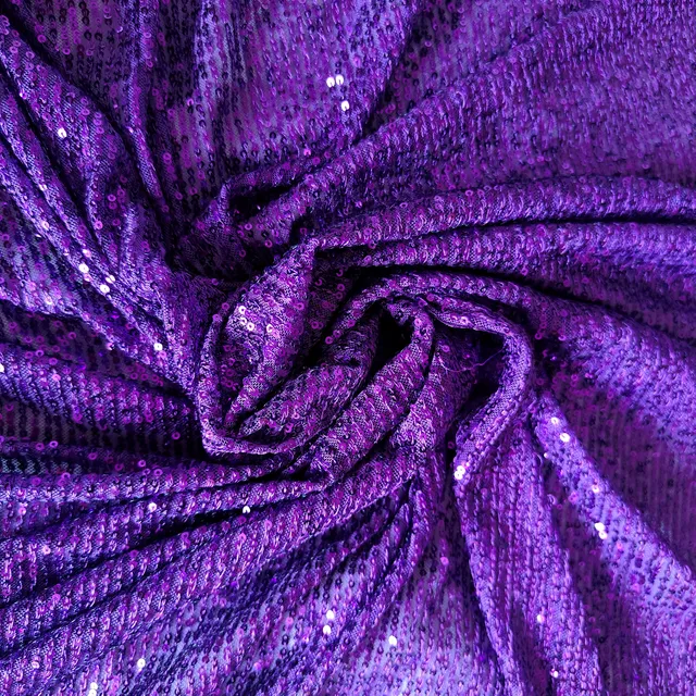 Tela Microtul Bordado Con Lentejuelas Alta Costura Ropa Moda