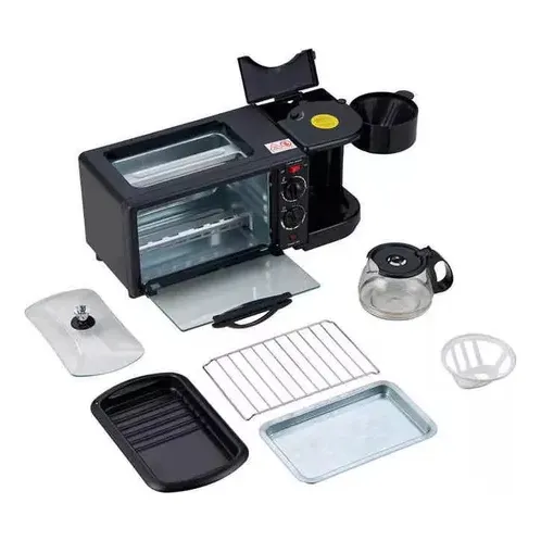 Horno Multifuncional 3 En 1 Breakfast Maker Sc-206