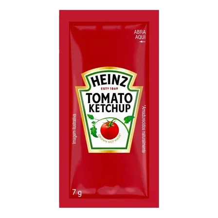 Ketchup Heinz Sachê 7g Caixa com 144 unidades