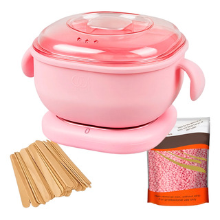 Kit Panela Aquecedor De Cera Depilacao Com Cera E Espatula Kit Panela Aquecedor De Cera Depilacao Com Cera E Espatula