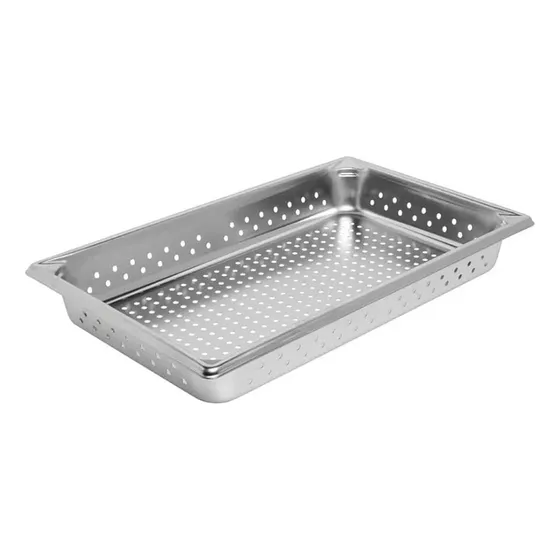 Bandeja Para Horno Perforada Acero Inoxidable 53 X 32 Cm