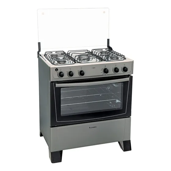 Cocina A Gas James 5 Hornallas C 150 B Titanium Ehogar