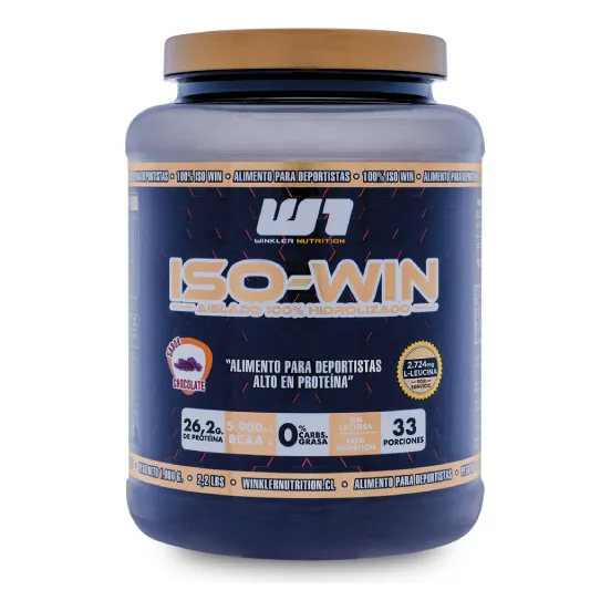 Proteina Hidrolizada Iso Win 1 Kg. Winkler Nutrition Sabor Chocolate