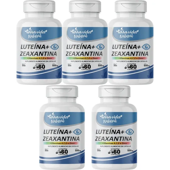 5 Luteína + Zeaxantina + Vitaminas A, C, E E Zinco