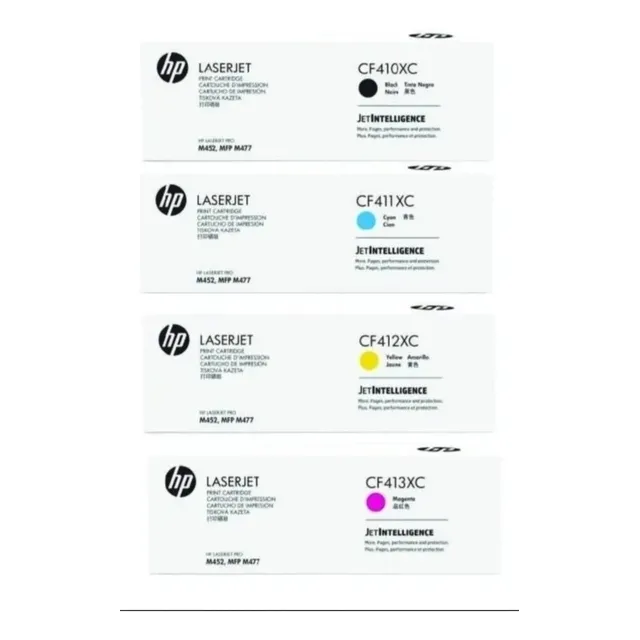 Kit De 4 Toner Hp 410x Cf410x Cf411x Cf412x Cf413x Original