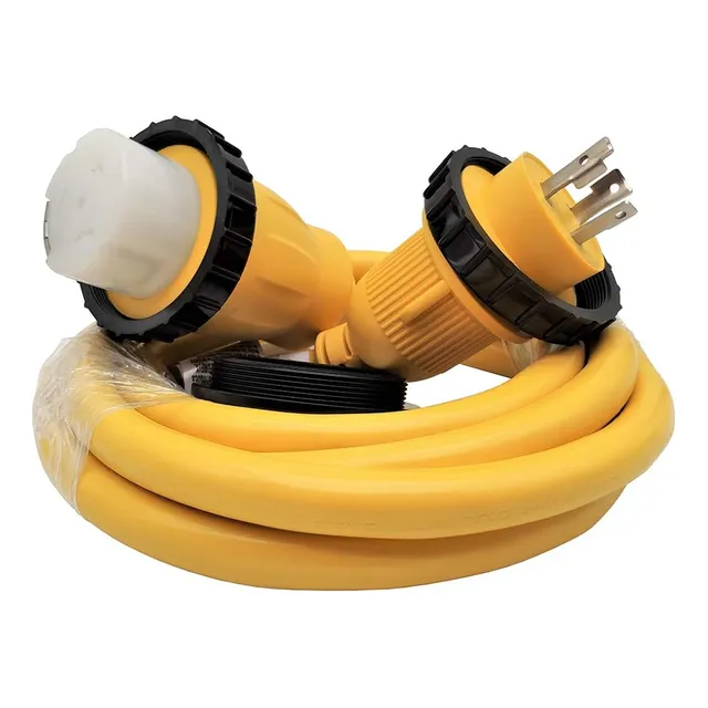Cable Adaptador Rv 30a A Marine 50a Ss2-50r (2 Hot Puente), 