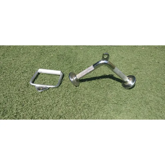 Barra V Y Arnes Mano Para Multifierza Pesas Gimnasio Fitness
