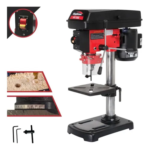 Furadeira De Bancada 16mm 550w Linha Hobby Premium Mr-2122 Cor