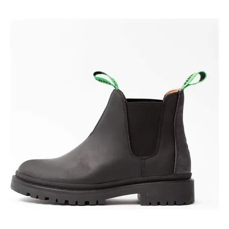 Botin Renox Chelsea Original 2 Negro Menta Mujer Impermeable