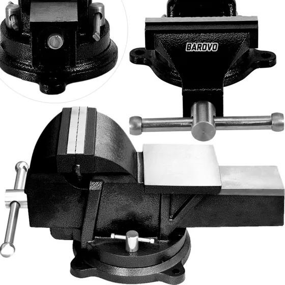 Morsa De Banco N4 C/ Base Giratoria Yunque 4 Pulgadas 100 Mm