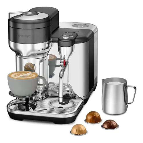Cafeteira Nespresso Vertuo Creatista Aço Inoxidável | Parcelamento