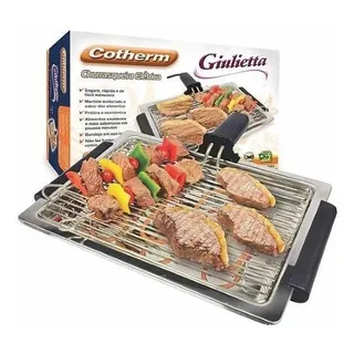 Churrasqueira ElĂ©trica PortĂĄtil Grelha RemovĂvel Bandeja Coletora Cotherm Giulietta Grill 1250w 110v Churrasqueira ElĂ©trica PortĂĄtil Grelha RemovĂvel Bandeja Coletora Cotherm Giulietta Grill 1250w 110v