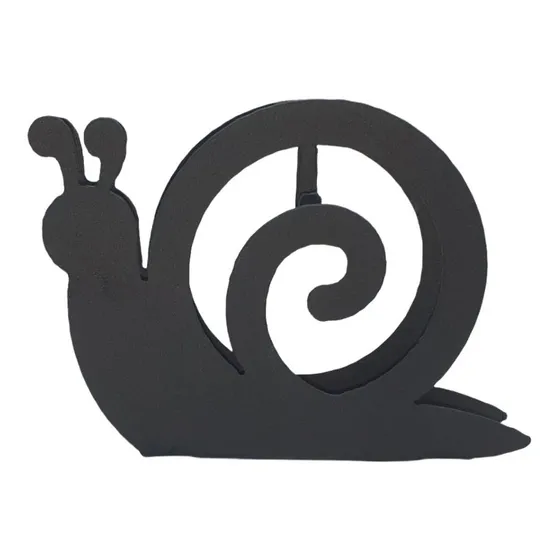 Porta Espiral Caracol - Oxido - Chapa - Deco