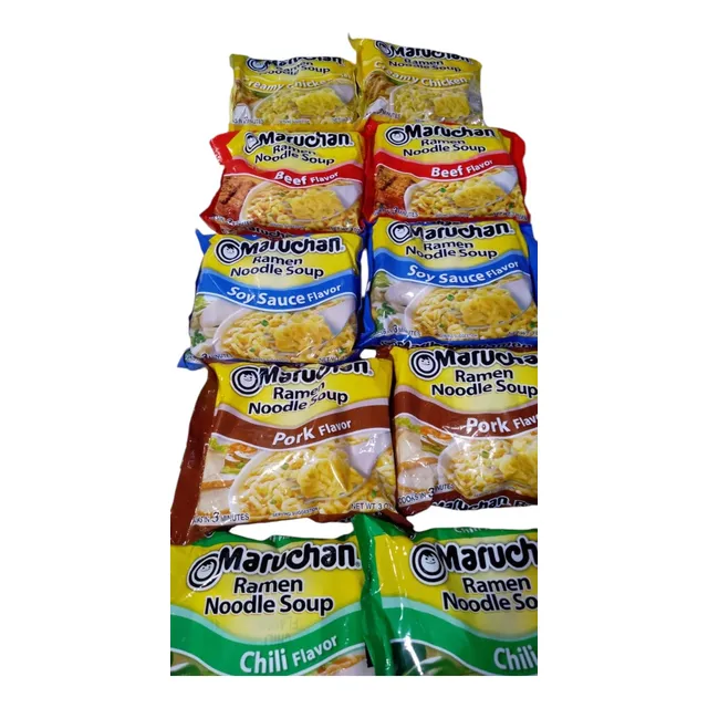 Ramen Maruchan 2 Creamy Chicken 2 Chili 2 Pork 2 Soy 2 Beef