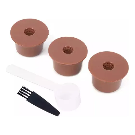 3 Cápsulas De Café Filtro Taza Para Caffitaly Con Reutilizab