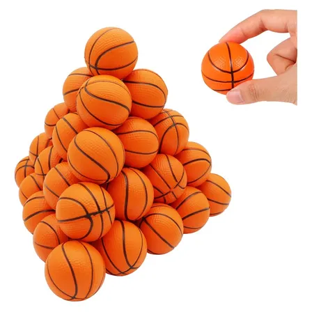 Paquete 40 Mini Pelotas De Baloncesto De Espuma 1.6