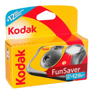 Cámara Kodak Fun Saver De Un Solo Uso Con Flash (amarillo/ro Cámara Kodak Fun Saver De Un Solo Uso Con Flash (amarillo/ro
