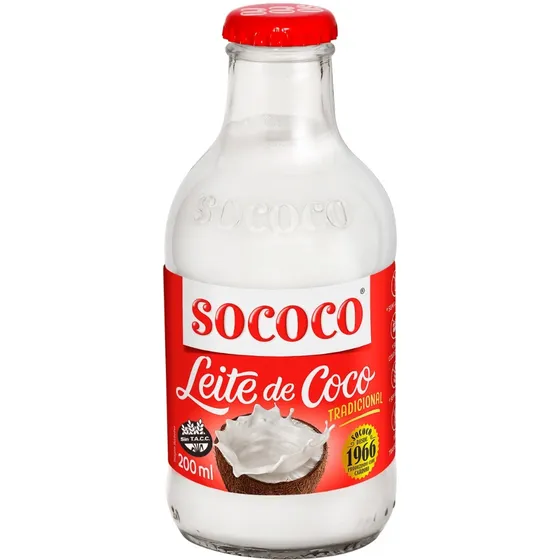 Leche De Coco Crema 200ml Sococo Brasil Sin Tacc
