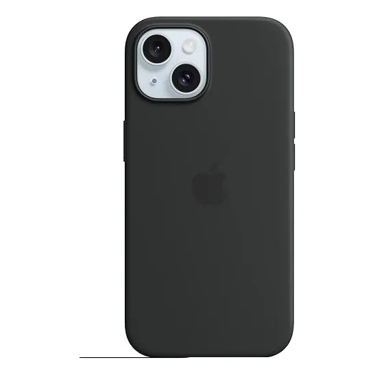 Funda Original Apple Silicona Magsafe iPhone 15 Negro