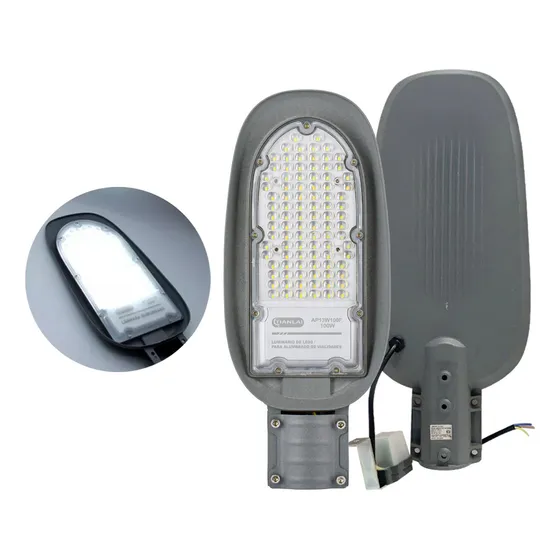 Lampara Para Exterior Led De 100w Alumbrado Publico 1000w Con Fotocelda 7000k Tianlai Ultra Brillante Color De La Carcasa Gris