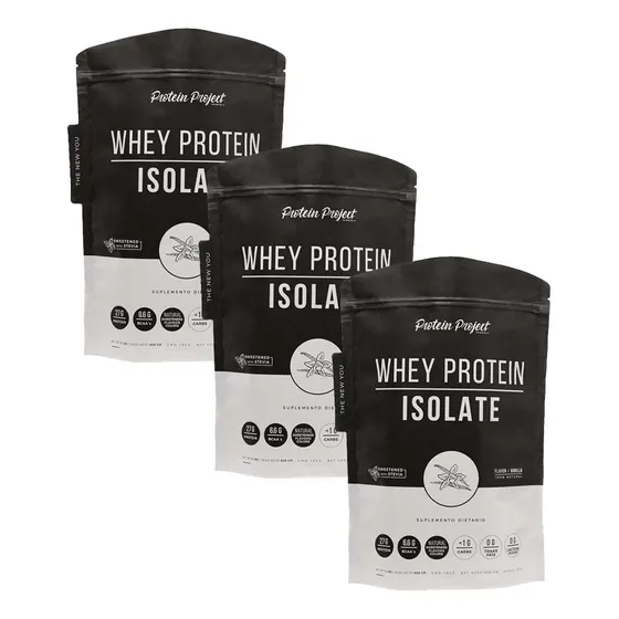 Protein Project Whey Protein Isolate 2 Lb X3 Vainilla