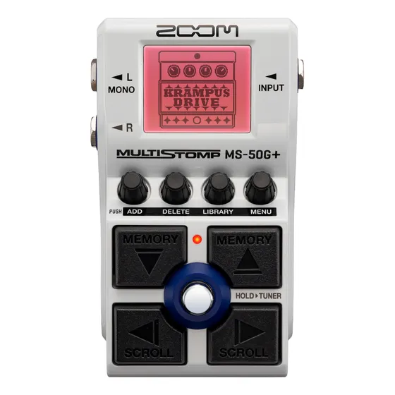 Zoom Pedal Para Guitarra Multiefeitos Stompbox Ms-50g+