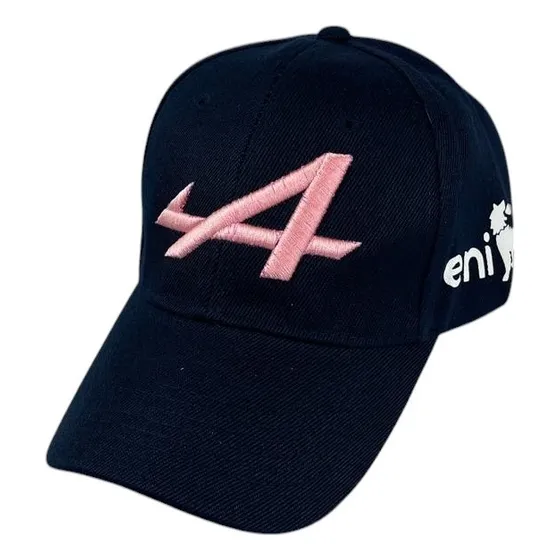 Gorra Alpine Colapinto F1 2025 Azul Marino/rosa Único Con Regulador