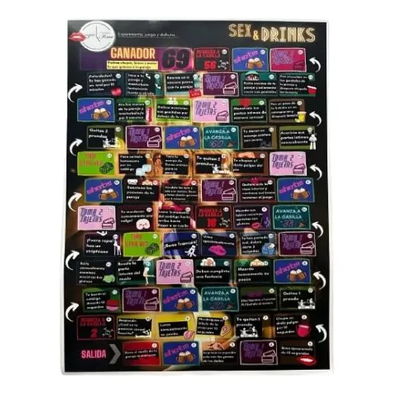 Juego De Mesa Sex And Drinks Original Mt