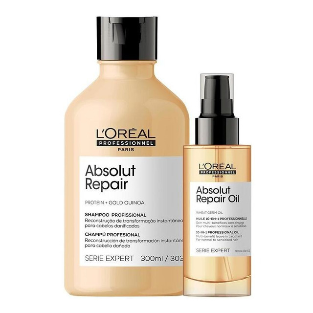 Kit L'oréal Pro Absolut Repair Gold Quinoa - Sh+sérum Kit L'oréal Pro Absolut Repair Gold Quinoa - Sh+sérum