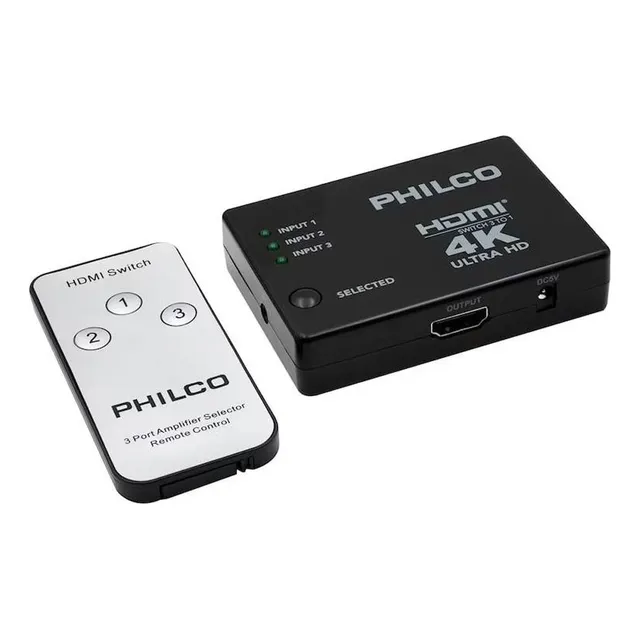 Splitter Switch Hdmi Philco 3 Input Y 1 Output 31hdmp4109