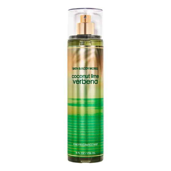 Coconut Lime Verbena Fragance Mist Bath & Body Works Splash