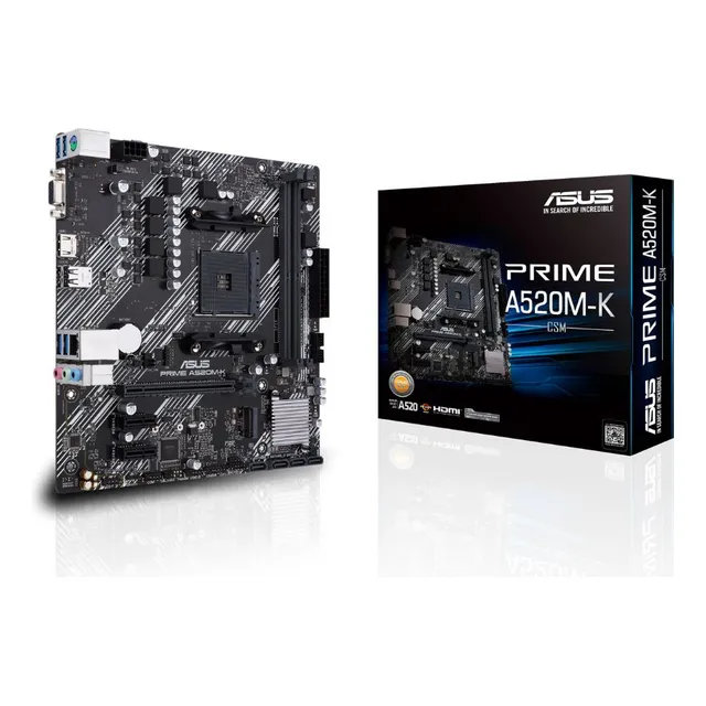 Mother Asus Prime A520m K Csm Am4 Ddr4 64gb Hdmi M2 Matx