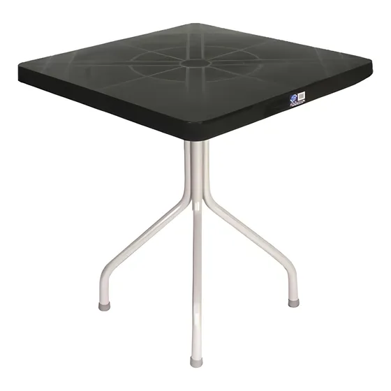 Mesa Cuadrada Ari Mariposa Cafetería Comedor Feria Plastico