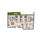 3 dormitorios  |  2 baños