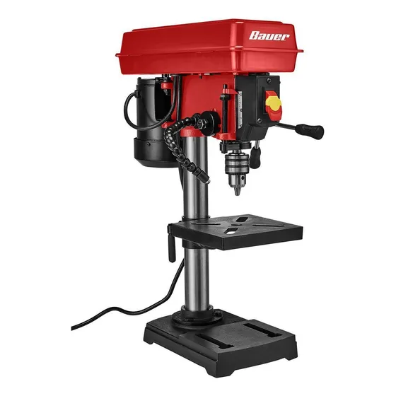 Bauer Taladro De Banco 8  5 Velocidades Con Luces Led 300w