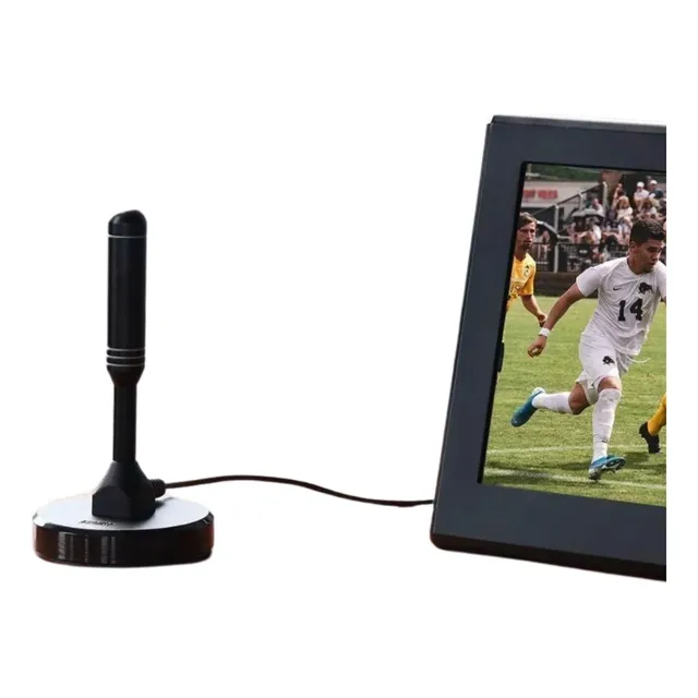 Antena Para Led Tv Full Hd Canales De Aire 2 Años Color Negro