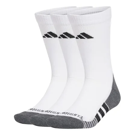 3 Pares De Meias Acolchoadas Performance Climacool adidas Branco Liso G